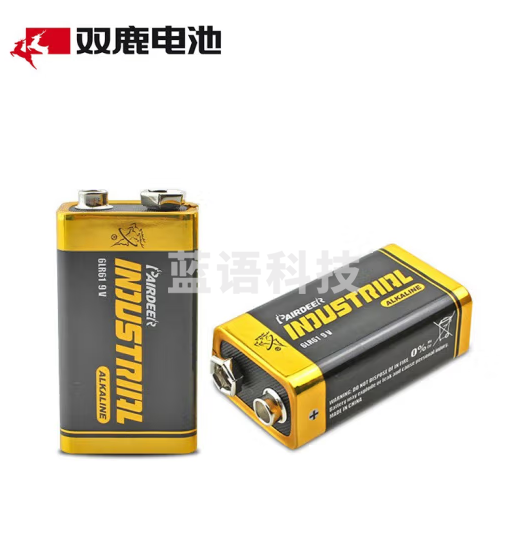 双鹿 9V碱性电池1粒卡装