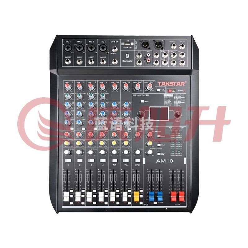 得胜 TAKSTAR AM10 十路调音台 黑色 计价单位:台