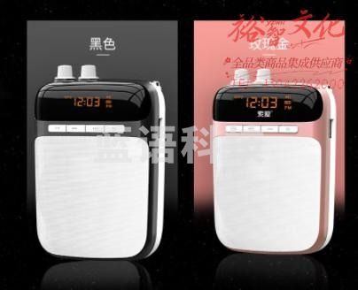 索爱(soaiy)S-518 无线便携扩音器 小蜜蜂大功率教学专用导游腰挂扩音器