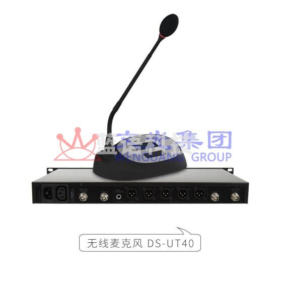 湖山音响 无线会议话筒DS-UT40 一拖四无线会议麦克风（可当天配送发货）