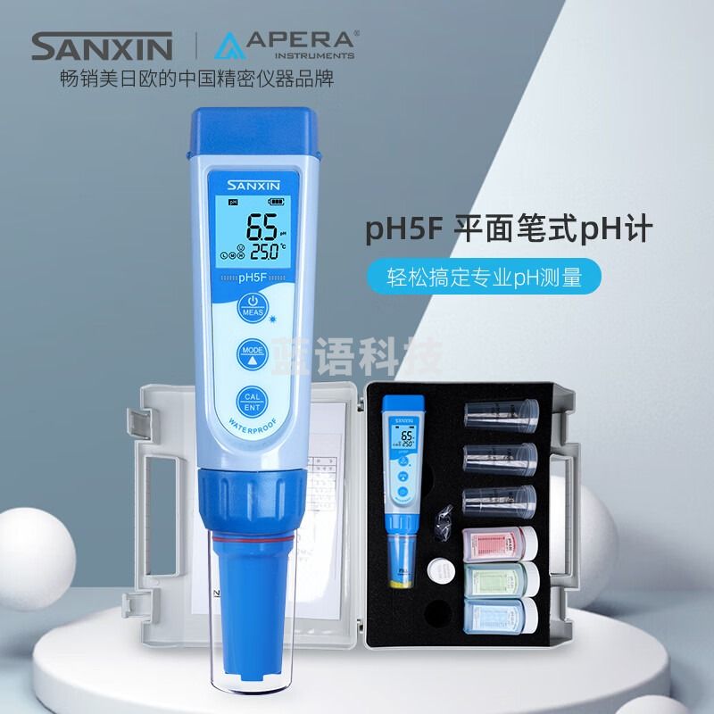 SANXIN APERA上海三信 PH5F 平面笔式 pH 计 PH5F