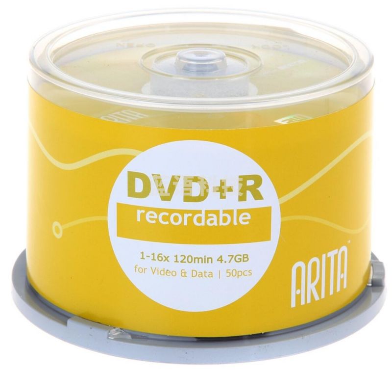 DVD+R 16速4.7G 空白光盘/光碟/刻录盘 桶装50片(ID222)TJRRSFYJD202302061319517