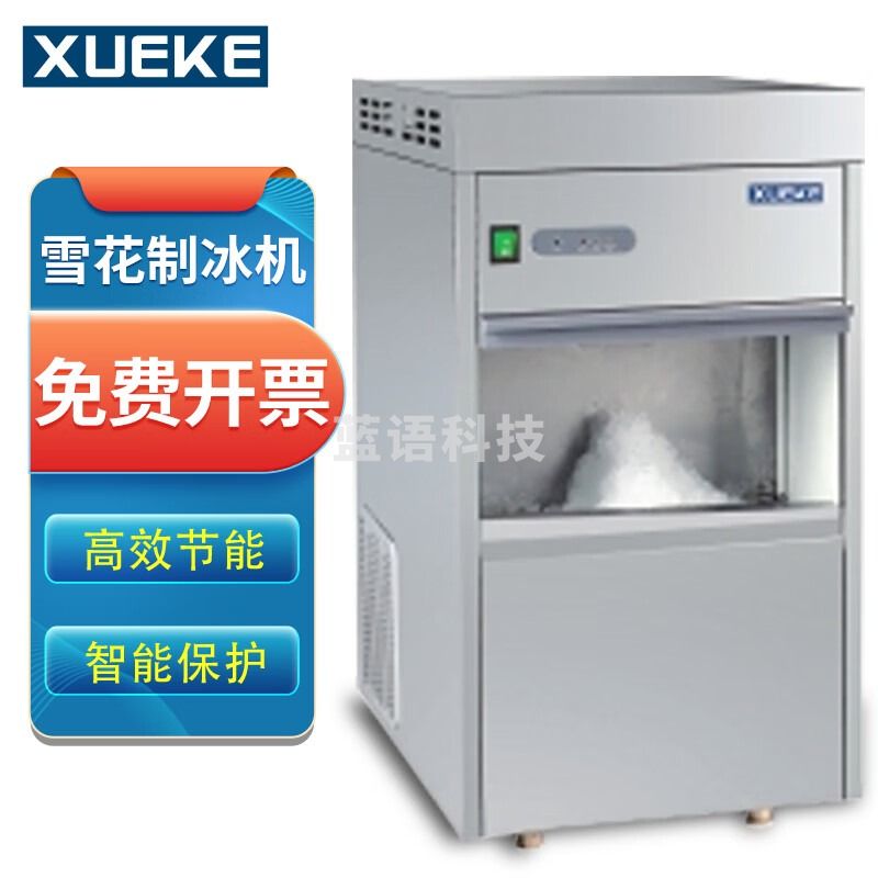雪科 雪花制冷机全自动商用实验室制冰机 IMS-100