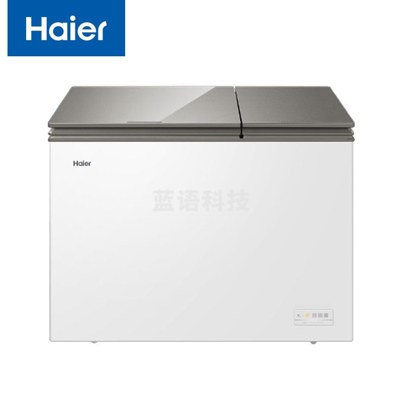 海尔（Haier）FCD-212XER 卧式冰柜212升大冷冻小冷藏 减霜80%节能冷冻保鲜 双温双箱冷柜