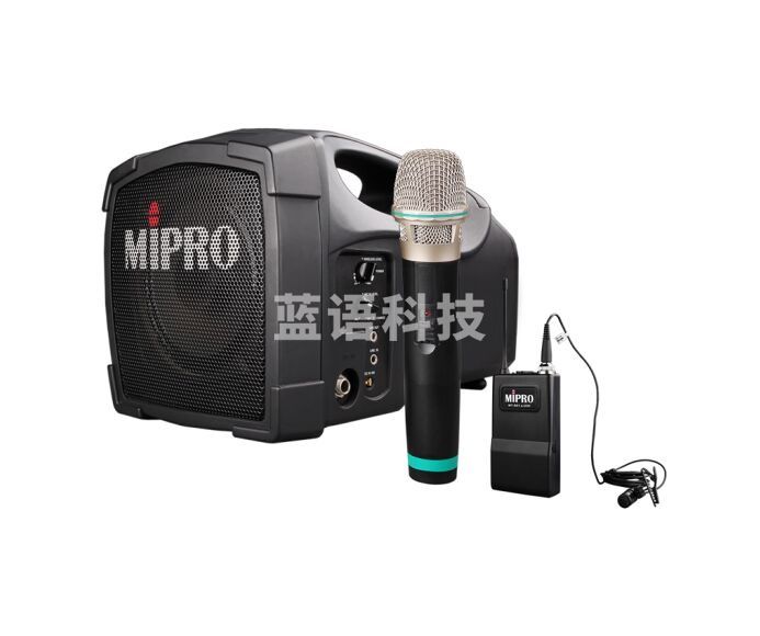 咪宝 MA-101U无线户外音响便携讲解移动音响手提教师教学会议音箱扩音机喊话器 1手持1领夹话筒TJRRSFYJD202302261555379