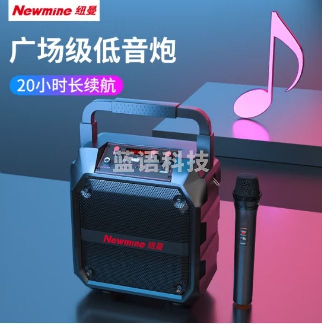 纽曼（Newmine）k97 无线蓝牙音箱户外 带单话筒+遥控器