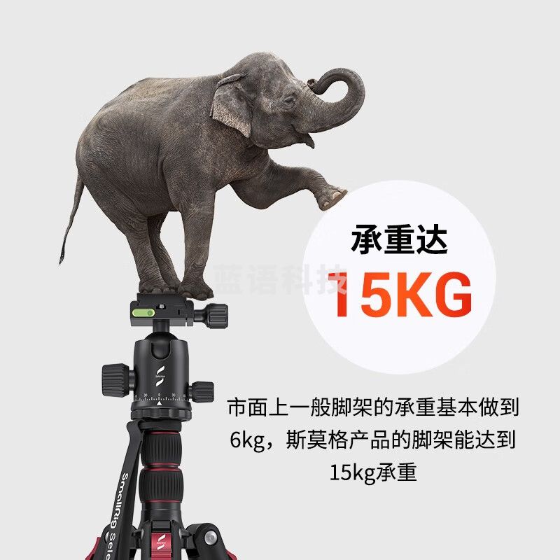 斯莫格（SmallRig）相机三脚架 稳定相机支架自拍直播拍照微单录像户外独脚液压云台三角架 【CT-10套餐】轻型液压云台