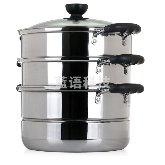 苏泊尔 乐尚不锈钢三层蒸锅VZ26BS02 三层蒸锅 260*260mm