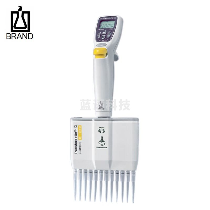 普兰德BRAND 电动移液器单多通道Transferpette®移液枪 【电动】12道0.5-10µl