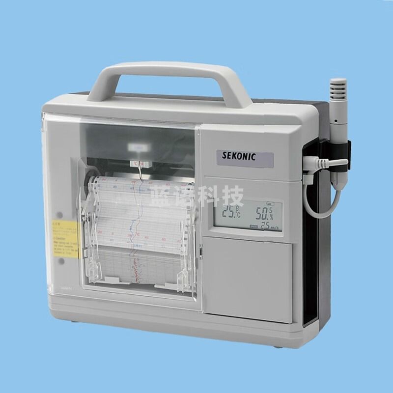 Bamuace日本世光SEKONIC数显温湿度记录仪ST-50A 记录笔HE13温湿度计