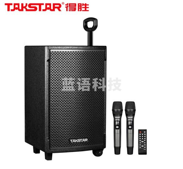 得胜(TAKSTAR) WDA-900 广场舞音响 无线蓝牙拉杆音箱户外便携式音响 大功率带无线U段 WDA-900L锂电池版