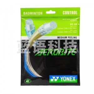 尤尼克斯 BG-AB 羽毛球线纳米高弹性进攻耐用子母线白蓝