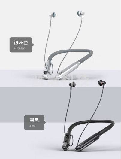 F10无线蓝牙耳机挂脖式超长续航 黑色