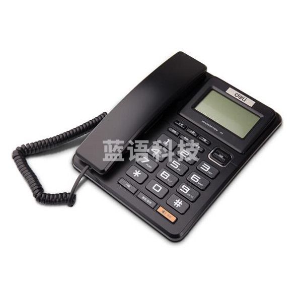 得力 773 电话机 黑色