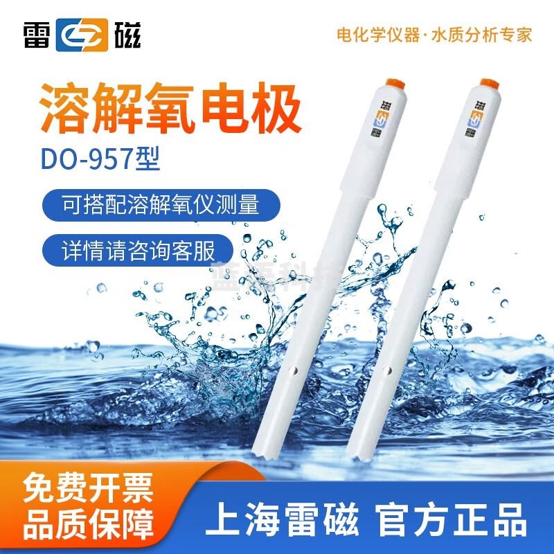 雷磁 DO-957-Q型溶解氧电极 水产溶解氧仪含氧量检测仪溶氧仪 DO-957（3米）