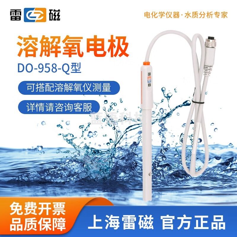 雷磁 DO-957-Q型溶解氧电极 水产溶解氧仪含氧量检测仪溶氧仪 DO-958-Q（3米）