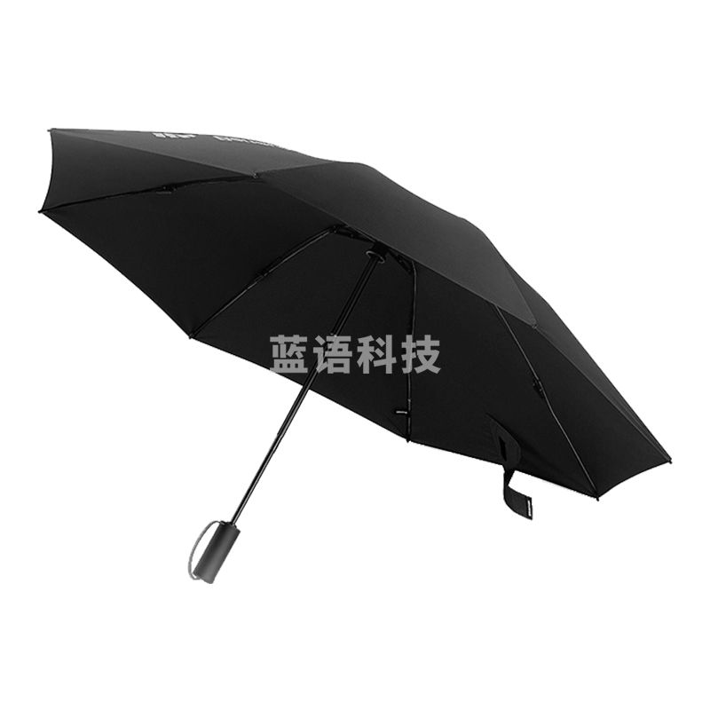蕉下雨伞 起始系列全自动三折伞 加固折叠反向雨伞成人男士高端商务大号 墨影黑 黑色 1