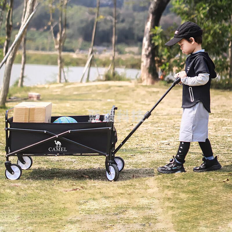 CAMEL骆驼露营小拉车营地车折叠购物车买菜车拉杆拖推车家用拉货取快递 173CJ33132