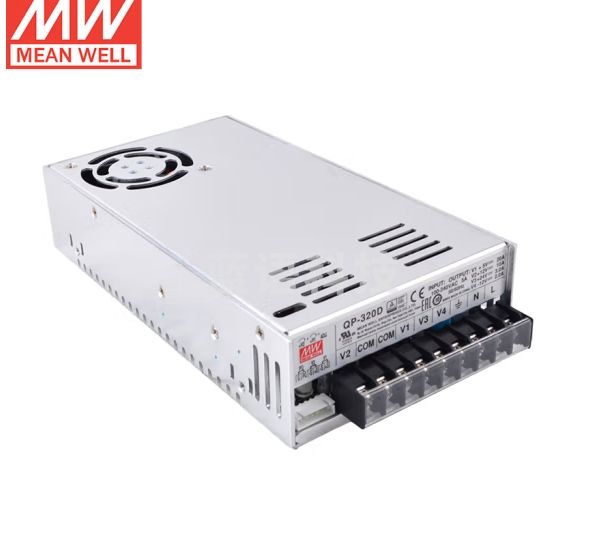 明纬（MEANWELL）QP-320D开关电源 四路输出带PFC功能明纬电源(320W左右) 5V20A/12V10A/24V3A/-12V2A输出