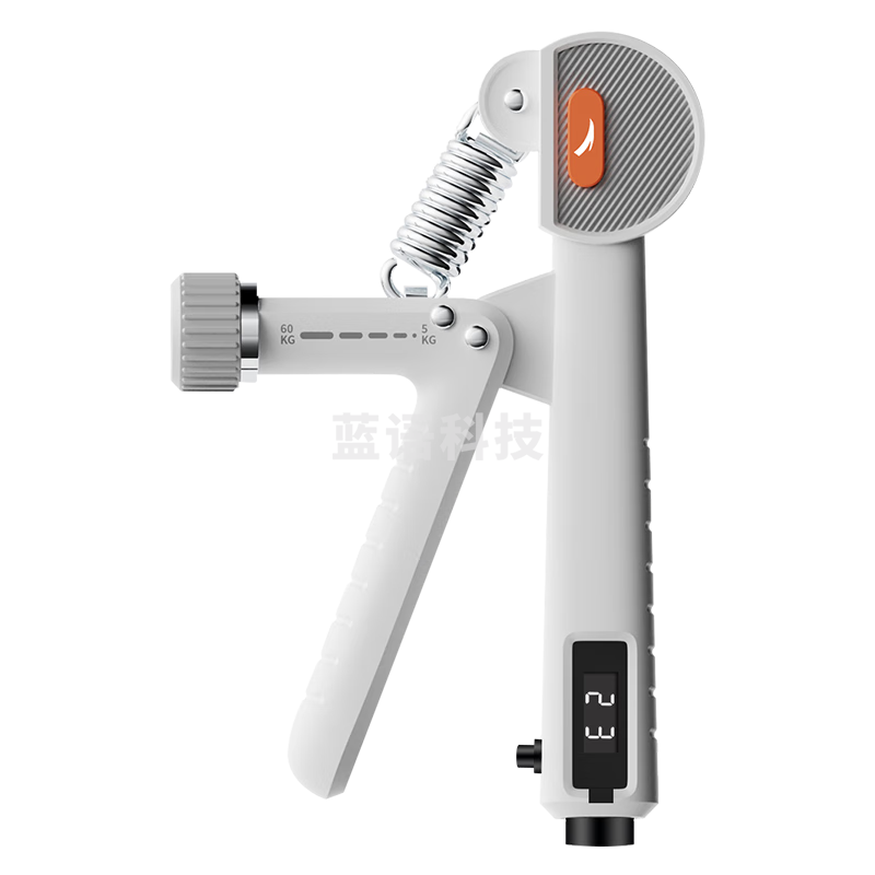 安踏（ANTA）计数握力器 练臂力训练 可调节手指康复锻炼 健身器材家用白色 WWL014