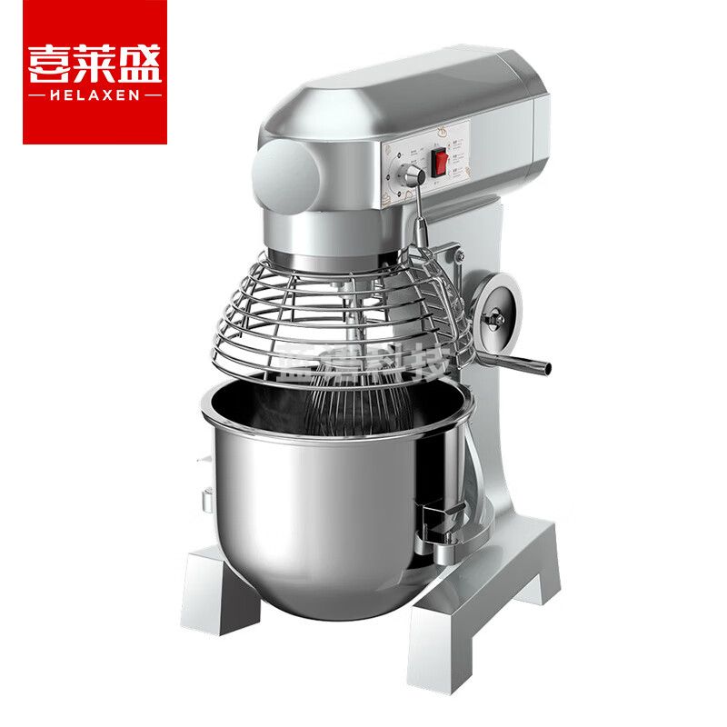 喜莱盛多功能搅拌机商用鲜奶机20升 奶油搅拌和面机打蛋器YF-B20-GC