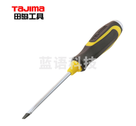 田岛（TAJIMA）强力软胶柄一字贯通螺丝批8-150 1301-2148