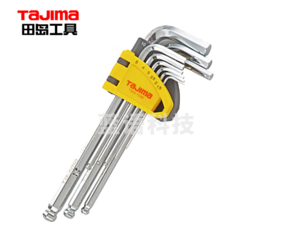 田岛（TAJIMA）精密强力球头内六角扳手加长9件套 1304-1536