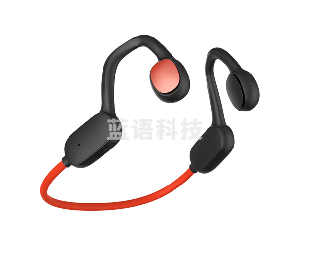 阿尔法蛋蓝牙耳机A1 不入耳式挂耳式听歌运动跑步室内学习无线耳机耳麦 学生耳机儿童耳机 樱桃红