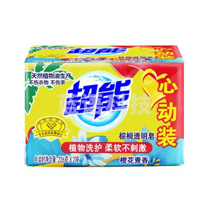 超能(CHAONENG))棕榈皂226g*2 24组/件