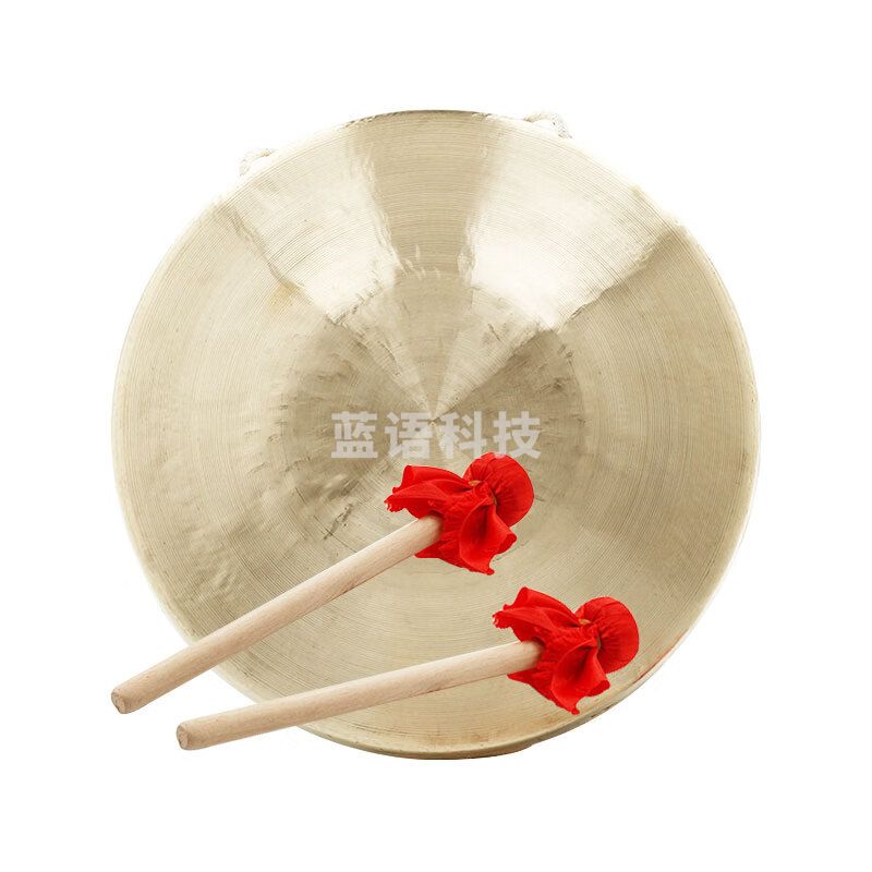 豪利特60cm开道锣传统响铜锣纯铜大锣防汛锣抄锣铜锣+锣锤可定制 HLT-KD60CM