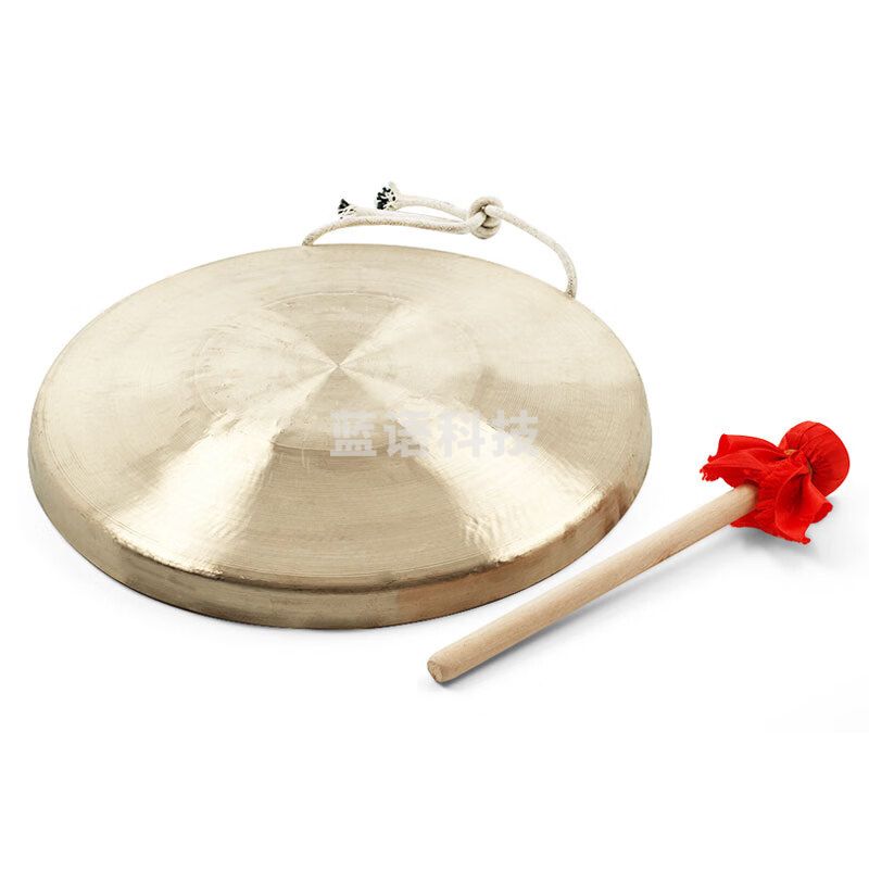 豪利特50cm开道锣传统响铜锣纯铜大锣防汛锣抄锣铜锣+锣锤可定制 HLT-KD50CM