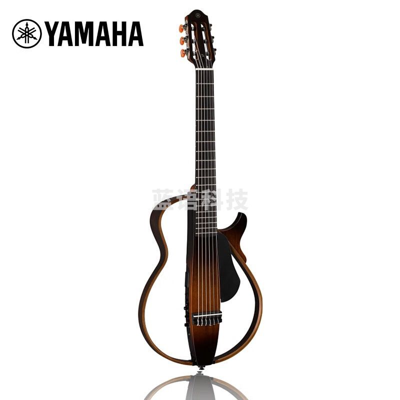 雅马哈（YAMAHA）古典电箱吉他便携SLG200 N TBS烟色渐变古典可戴耳机静音