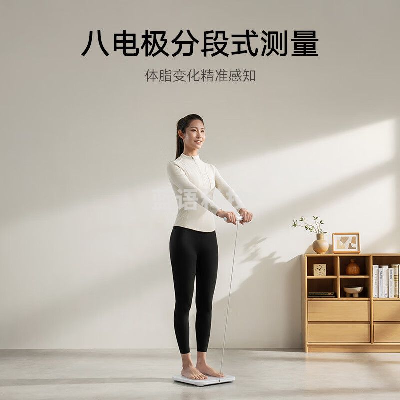 米家（MIJIA）小米智能八电极体脂秤S800 体重管理家用体重秤电子秤双频精准检测 WIFI/蓝牙双连接 MJTZC04YM