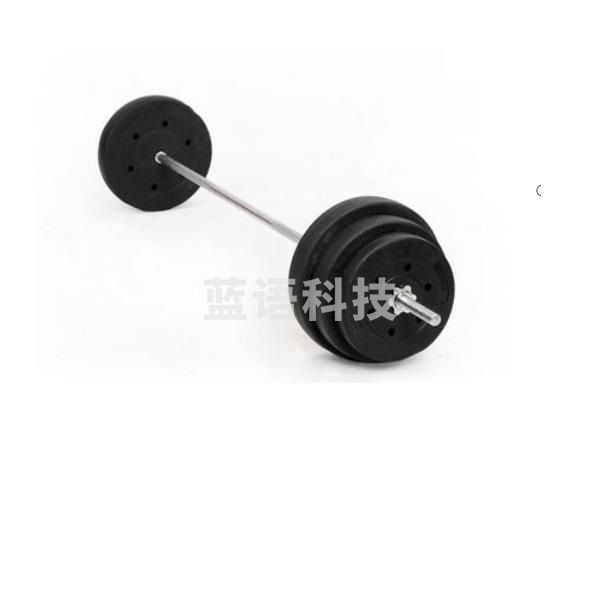 军霞JX-200DKP 200公斤大孔杠铃片＋1根商用奥铃匹克杠铃杆(一套)