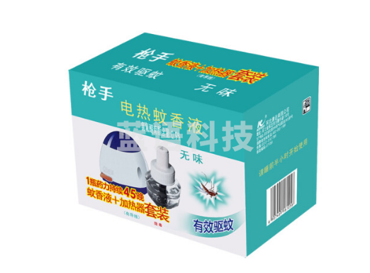 枪手 电热蚊香液 有导线 无味 1器+1液 拖线式 无香型