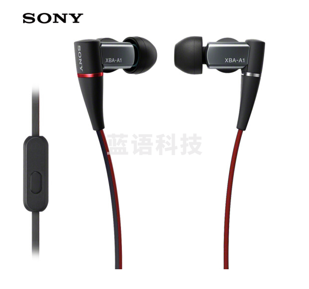 索尼 XBA-A1AP 圈铁结合通话耳机 黑色