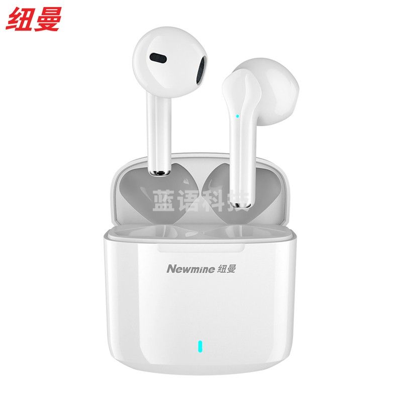 纽曼（Newmine）X5S 蓝牙耳机真无线 运动跑步半入式 电竞游戏 适用苹果安卓华为红魔手机 白色