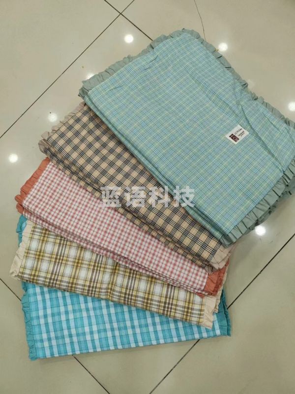 三分格水洗棉枕套48*74 颜色备注