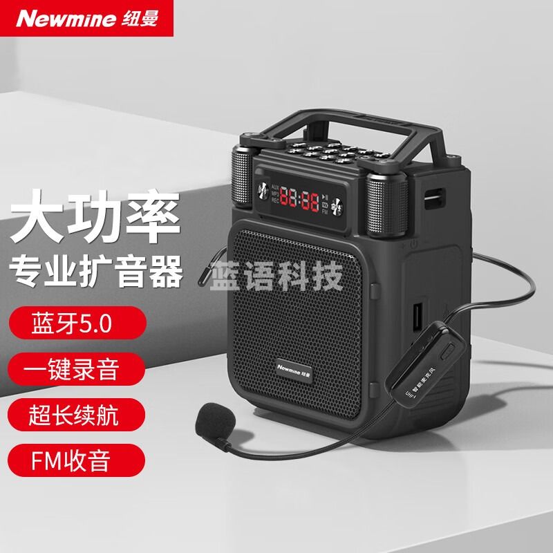 纽曼（Newmine）MS19 小蜜蜂无线扩音器教师专用喇叭导游腰挂蓝牙音箱迷你便携式促销讲课教学喊话器大音量