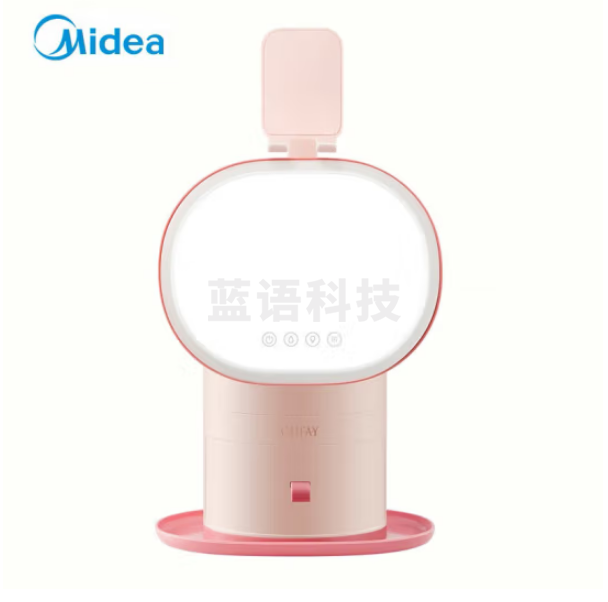 美的SCK-2M10 加湿器 功能美妆化妆镜烘干 台式led灯光灯
