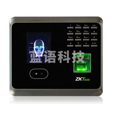 中控智慧（ZKTeco）UF100plus人脸指纹考勤机 高速识别打卡机 自助报表 WIFI传输