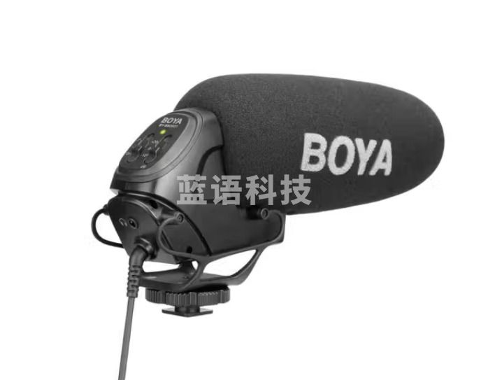 BOYA博雅 麦克风 BY-BM3031索尼微单尼康佳能单反相机摄像机指向性枪型麦克风 直播采访专业收录音机顶话筒