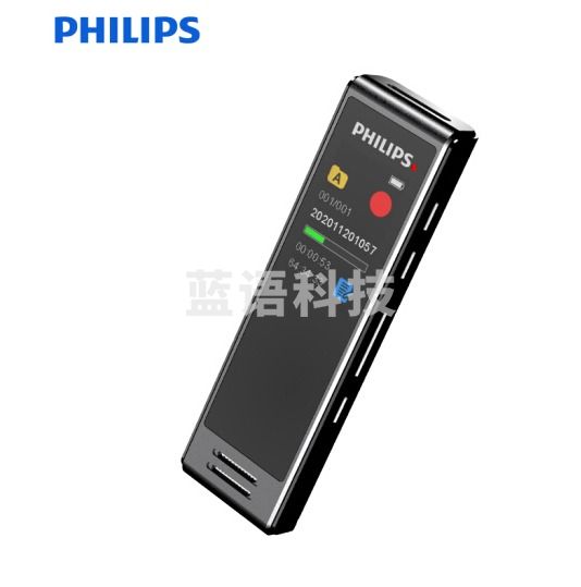 飞利浦(PHILIPS)VTR5102Pro 16G 专业高清降噪外放 会议录音转文字 录音器 同声传译 微型便携录音笔