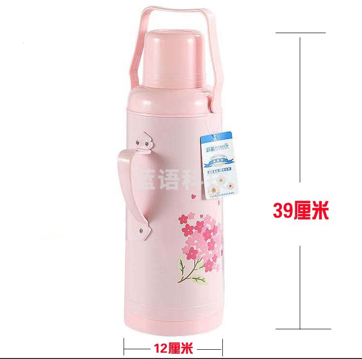 茶花（CHAHUA）保温瓶家用暖水瓶暖壶迷你玻璃内胆热水瓶学生暖瓶开水瓶塑料