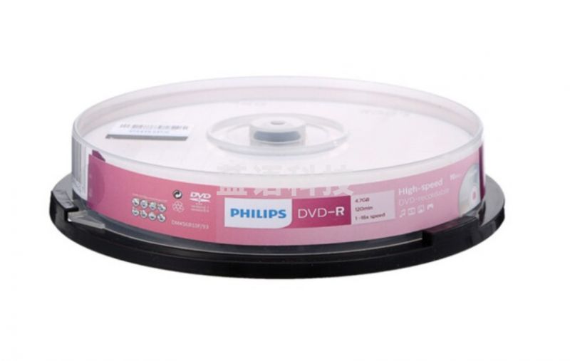 DVD-R 空白光盘/刻录盘 16速 4.7G 桶装10片