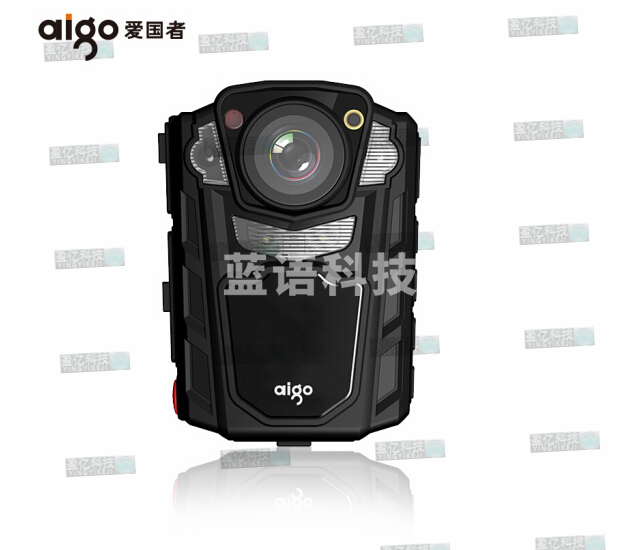 爱国者(aigo)DSJ-R2 专业版 记录仪 红外夜视高清1296P一键录音录像拍照加密客户端双麦内置 64G