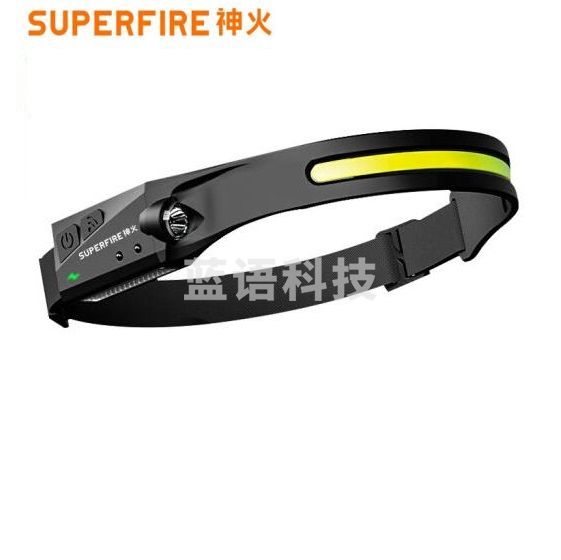 神火（SupFire） GTX6远近两用头灯超长续航感应头灯头戴式（CX202306291011339433）