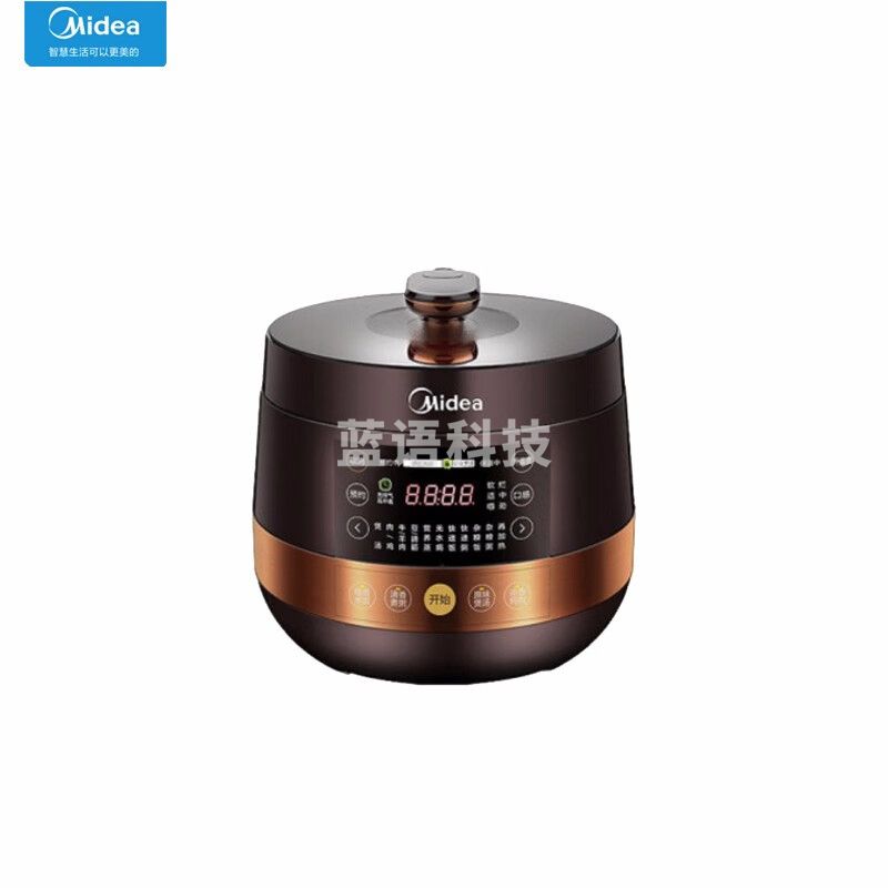 美的(Midea) MY-YL50Easy203 电智能电压力锅高压锅 4.8L 多功能双灶胆