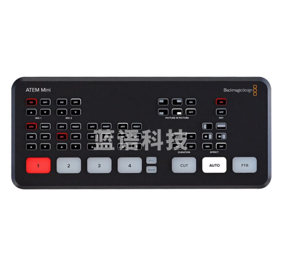 沣标(FB) BMD ATEM Mini 专业广播级切换台导播台 推流直播设备 USB直连电脑 ATEM mini 4路HDMI 标准版