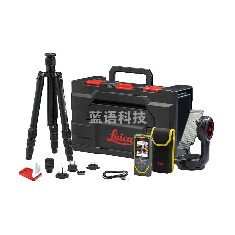 徕卡（Leica）激光测距仪D110 D2 D1 量房仪电子尺100米手持D510莱卡房产测量 X6套装